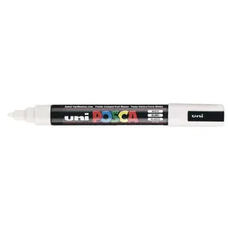 Produktfoto för Färgmärke Uni Posca PC-5M vit