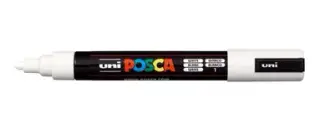 Produktfoto för Färgmärke Uni Posca PC-5M vit