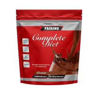 Produktfoto för Fairing Complete Diet Chocolate 1000 g