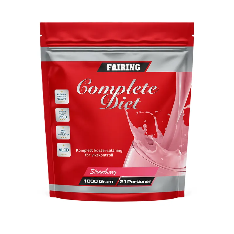 Bild 2 för Fairing Complete Diet Strawberry 1000 g