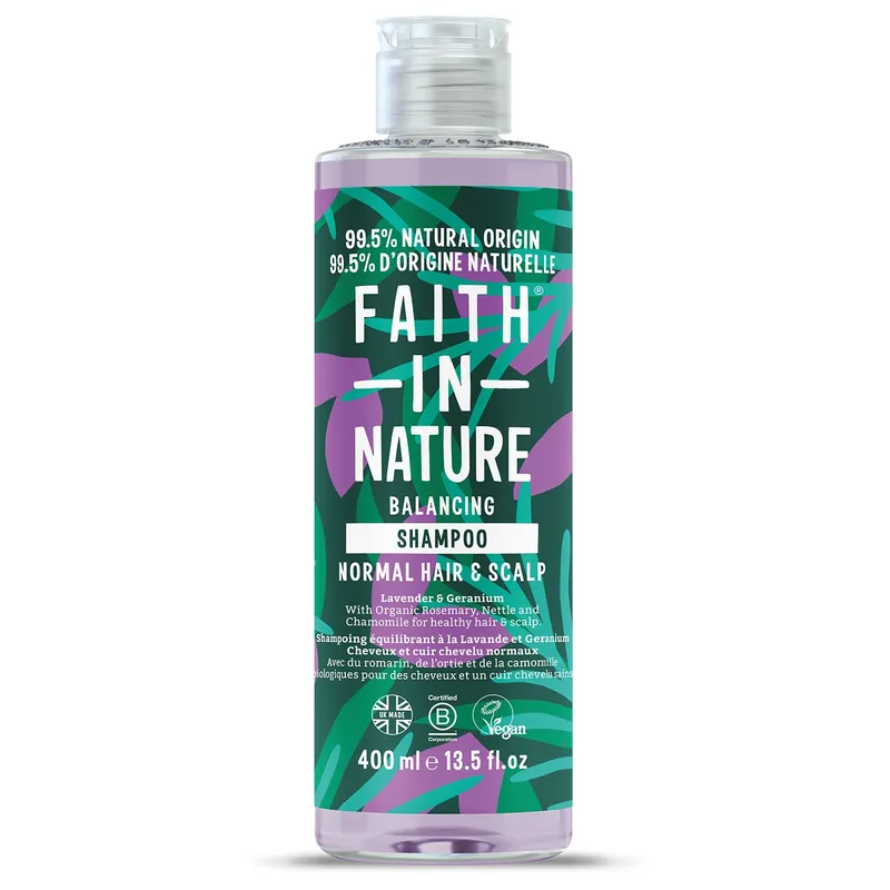 Bild 2 för Faith in Nature Lavender & Geranium Schampo 400 ml