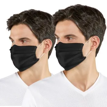 Alternativ bild 0 för Falke 2P Classic Community Face Mask With Nose Clip Svart One Size Barn