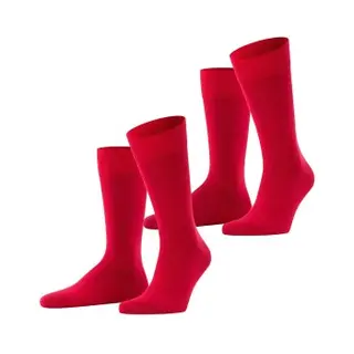 Produktfoto för Falke Strumpor 2P Happy Socks Röd Strl 47/50 Herr