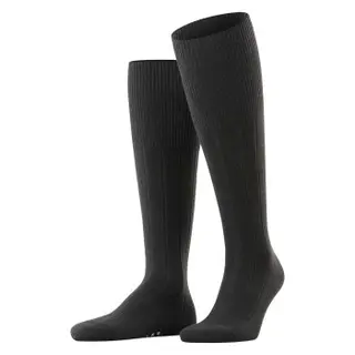Produktfoto för Falke Strumpor Lhasa Rib Knee-High Sock Svart Strl 39/42 Herr