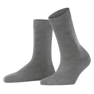 Produktfoto för Falke Strumpor Women ClimaWool Socks Ljusgrå Strl 41/42 Dam