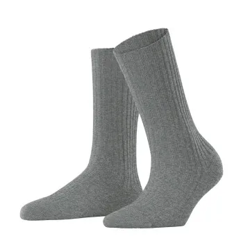 Alternativ bild 0 för Falke Strumpor Women Cosy Wool Boot Socks Gråmelerad Strl 35/38 Dam