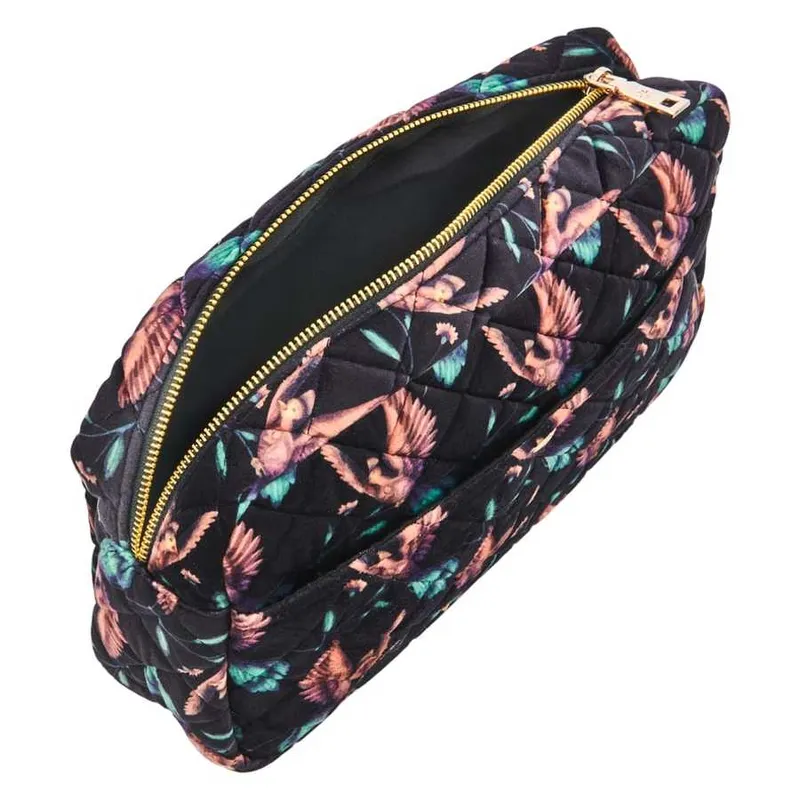 Bild 2 för Fan Palm Beauty Bag Black Hummingbird Medium