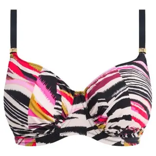 Produktfoto för Fantasie Sanoa Island Full Cup Bikini Top Svart D 75 Dam