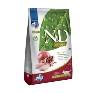 Produktfoto för Farmina Pet Food N&amp D Prime, Adult, Chicken, Pomegranate, 5kg, spannmålsfritt, smakfritt foder, inklusive antioxidanter