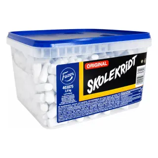 Produktfoto för Fazer Skolekridt 2kg