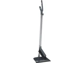 Produktfoto för Fejebakke Vikan langskaftet 900mm PVC/Metal med Kost Grå,1 stk
