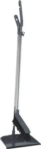 Produktfoto för Fejebakke Vikan langskaftet 900mm PVC/Metal med Kost Grå,1 stk