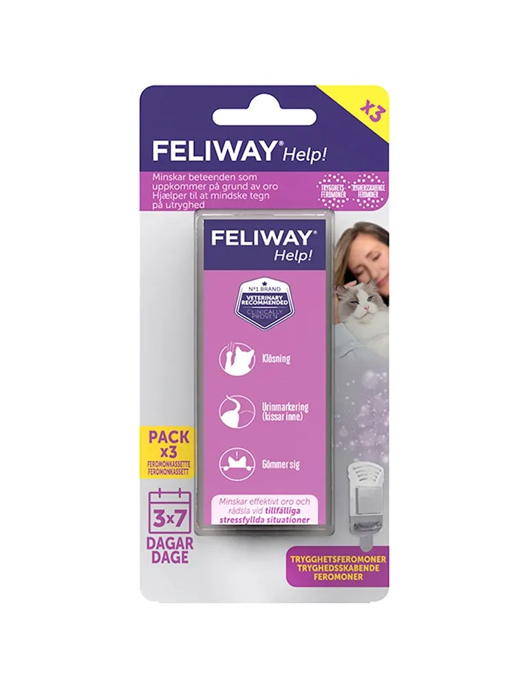 Alternativ bild 0 för Feliway Help Refill 3-pack