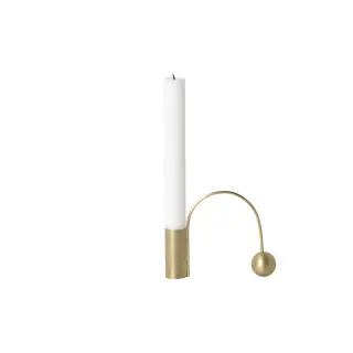 Produktfoto för ferm LIVING - Balance Candle Holder Brass ferm LIVING