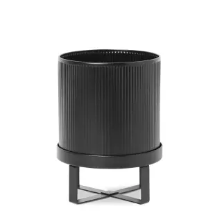 Produktfoto för ferm LIVING Bau kruka small Ø18 cm Svart