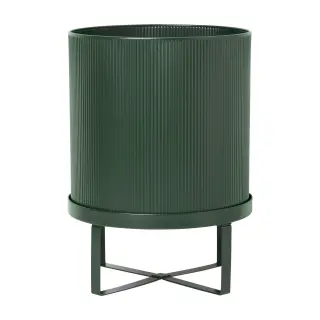 Produktfoto för ferm LIVING - Bau Pot Large Dark Green ferm LIVING