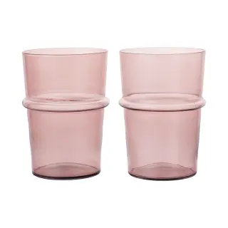 Produktfoto för Ferm Living Boya dricksglas högt 45 cl 2-pack Mauve