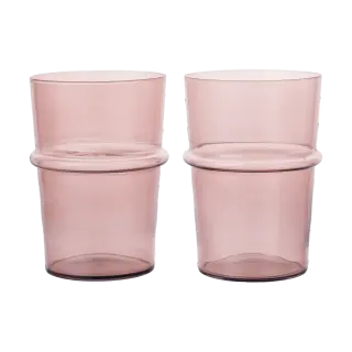 Produktfoto för Ferm Living Boya dricksglas högt 45 cl 2-pack Mauve