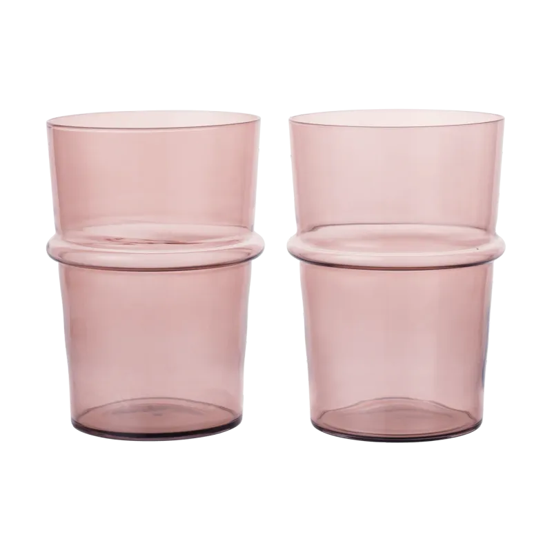 Alternativ bild 0 för Ferm Living Boya dricksglas högt 45 cl 2-pack Mauve