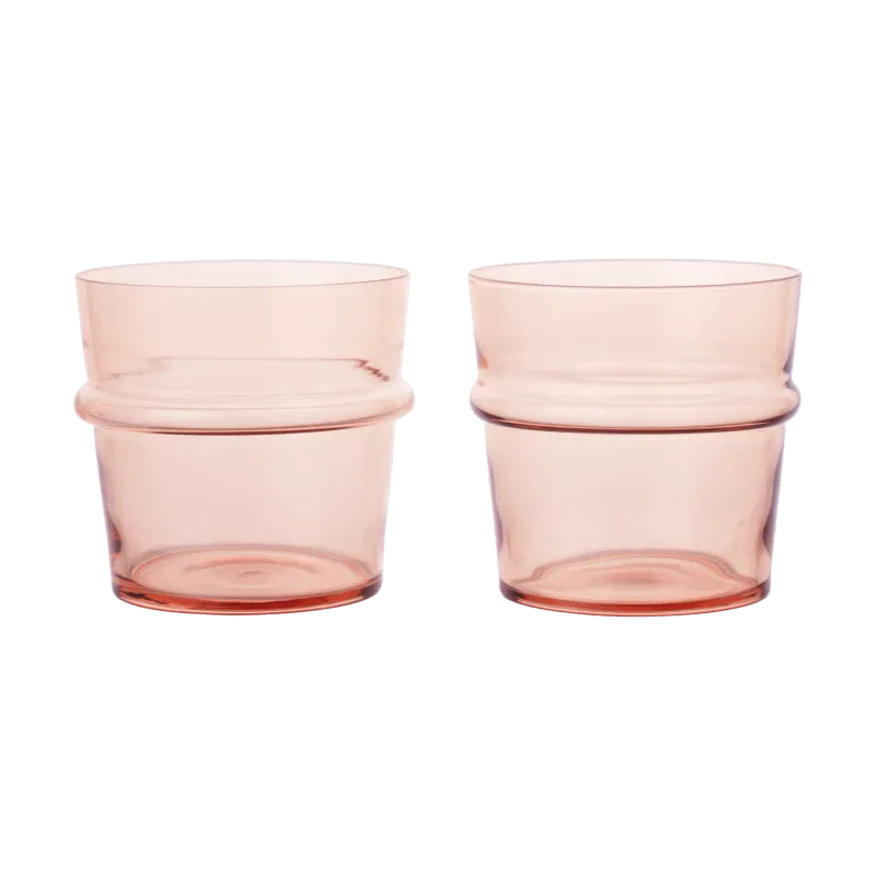 Alternativ bild 0 för Ferm Living Boya dricksglas lågt 30 cl 2-pack Blush
