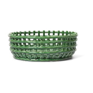 Produktfoto för ferm LIVING - Ceramic Centrepiece Emerald Green ferm LIVING