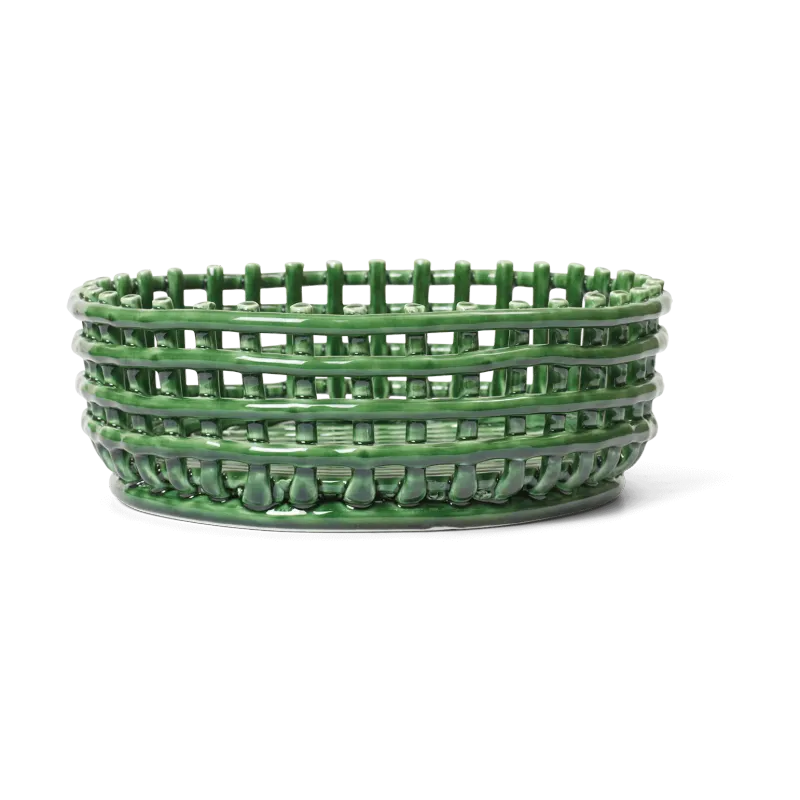 Alternativ bild 0 för ferm LIVING - Ceramic Centrepiece Emerald Green ferm LIVING