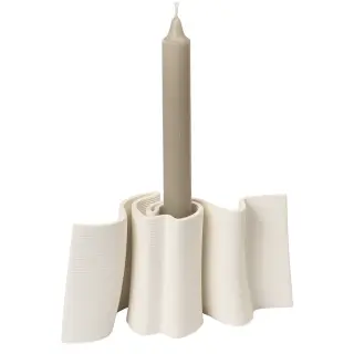 Produktfoto för Ferm Living - Dedali Candle Holder - Påslakan - Off-white - W7 x D20 x H10.5 cm