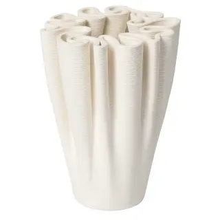 Produktfoto för Ferm Living Dedali vas 11 cm Off-white