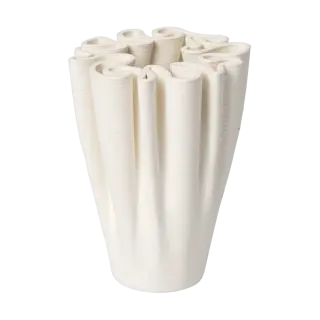 Produktfoto för Ferm Living Dedali vas 11 cm Off-white