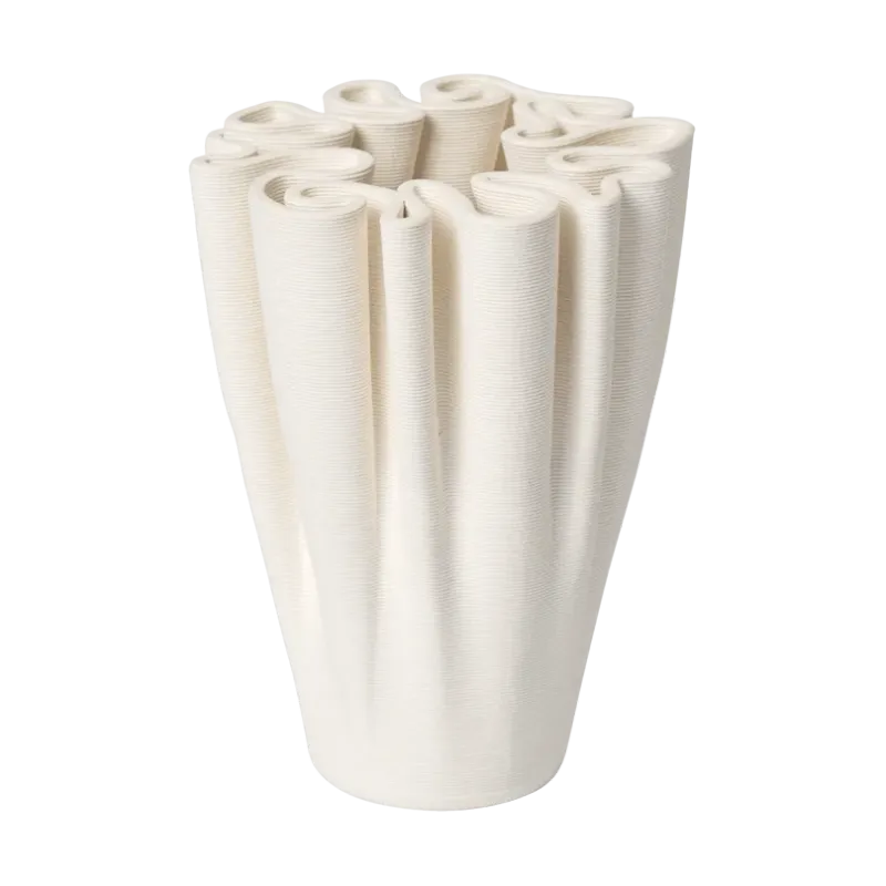 Alternativ bild 0 för Ferm Living Dedali vas 11 cm Off-white