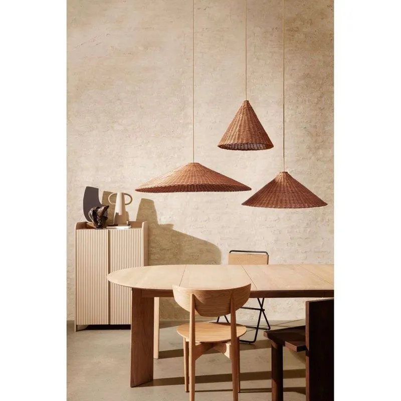 Bild 1 för ferm LIVING - Dou Skärm Ø45 Natural ferm LIVING