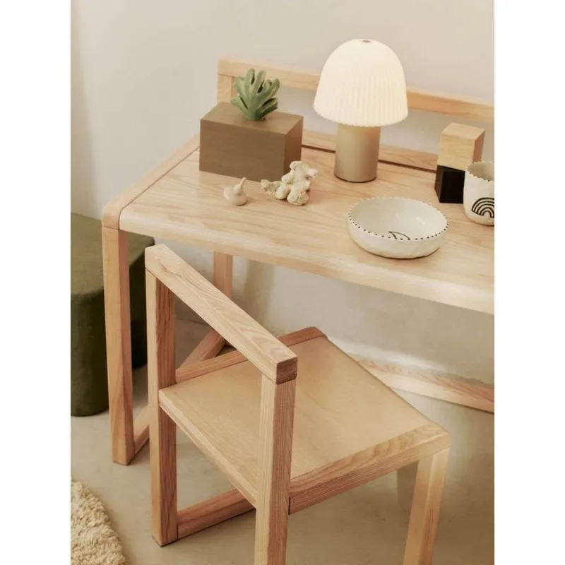 Bild 2 för Ferm Living - Frill Portable Lamp - Bärbar lampa - Cashmere/White - W15.4 x D0 x H22 cm