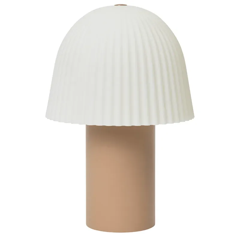 Alternativ bild 0 för Ferm Living - Frill Portable Lamp - Bärbar lampa - Rose/White - W15.4 x D0 x H22 cm