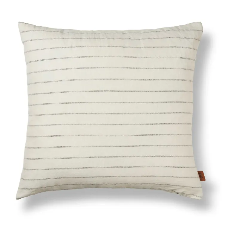 Alternativ bild 0 för Ferm Living - Grand Cushion - Kudde - Off-white/Chocolate - W50 x H50 cm