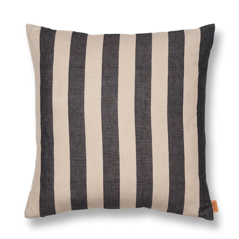 Alternativ bild 0 för Ferm Living - Grand Cushion - Kudde - Sand/Black - W50 x H50 cm