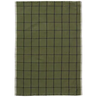 Produktfoto för Ferm Living - Hale Tea Towel - Kökshandduk - Green/Black - W50 x H70 cm
