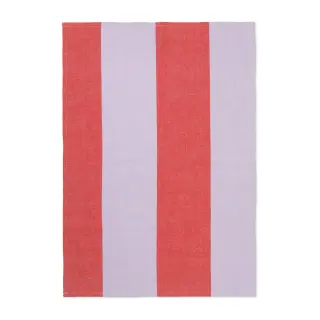 Produktfoto för Ferm Living - Hale Tea Towel - Kökshandduk - Red/Lilac - W50 x H70 cm
