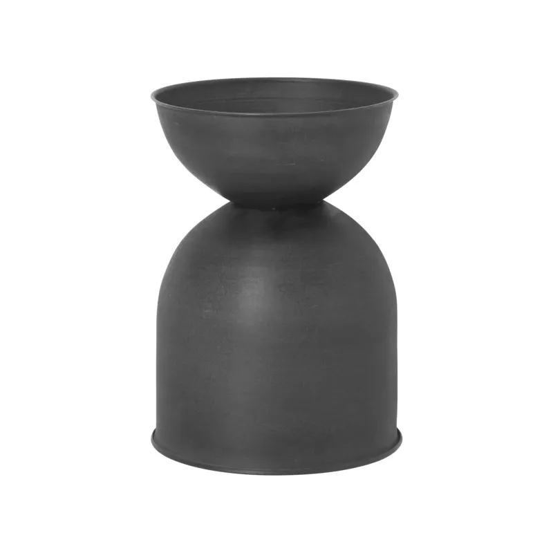 Alternativ bild 0 för ferm LIVING - Hourglass Pot Small Black ferm LIVING