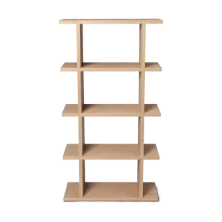 Produktfoto för Ferm Living - Kona Bookcase 1x4  - Hyllor - Natural - B: 75 x H: 141 x D: 30 cm
