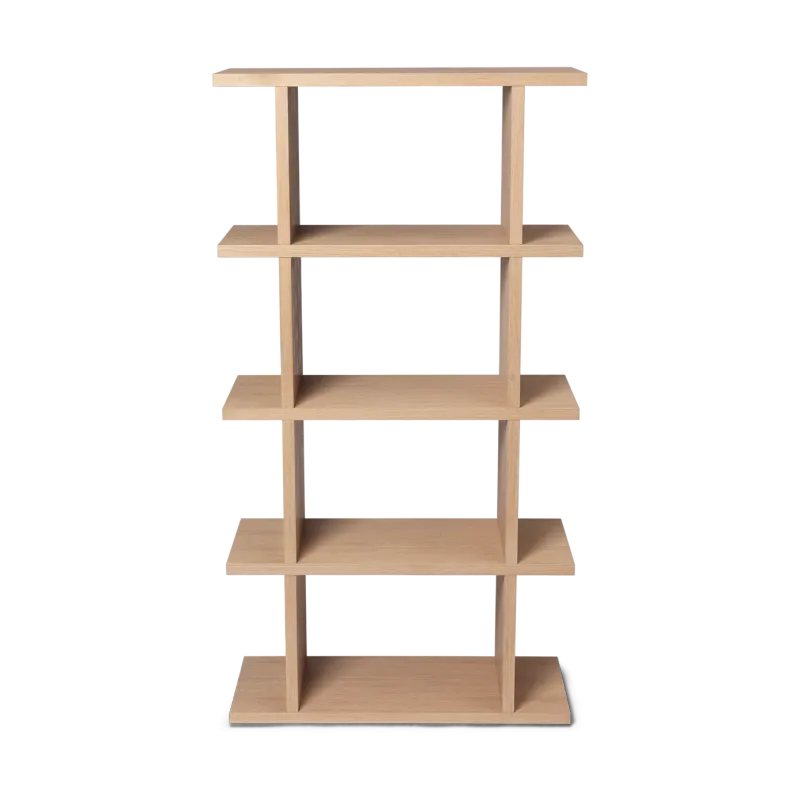Alternativ bild 0 för Ferm Living - Kona Bookcase 1x4  - Hyllor - Natural - B: 75 x H: 141 x D: 30 cm