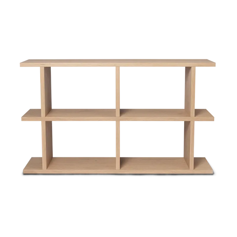 Alternativ bild 0 för Ferm Living - Kona Bookcase 2x2  - Hyllor - Natural -  B: 122.5 x H: 72 x D: 30 cm