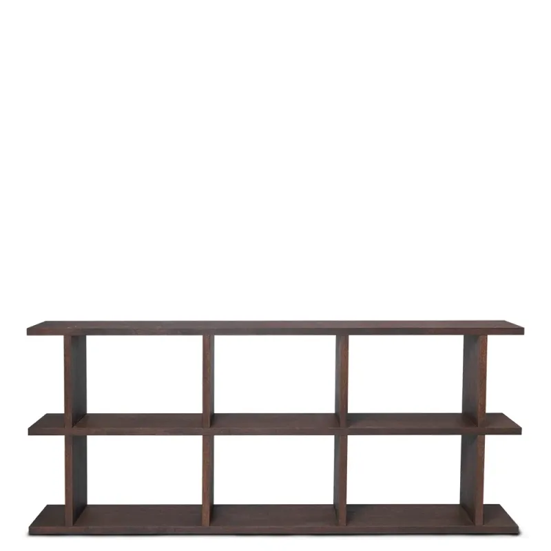 Alternativ bild 0 för Ferm Living - Kona Bookcase 3x2  - Hyllor - Dark Stained - B: 170 x H: 72 x D: 30 cm