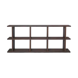 Produktfoto för Ferm Living - Kona Bookcase 3x2  - Hyllor - Dark Stained - B: 170 x H: 72 x D: 30 cm