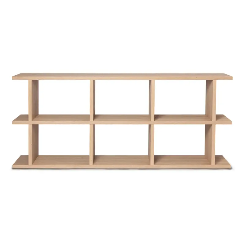Alternativ bild 0 för Ferm Living - Kona Bookcase 3x2  - Hyllor - Natural - B: 170 x H: 72 x D: 30 cm