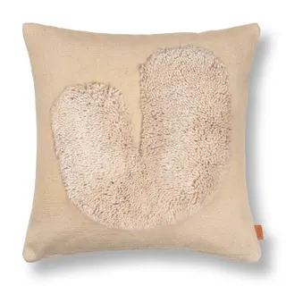 Produktfoto för ferm LIVING Lay kudde 50x50 cm Sand / Off-white