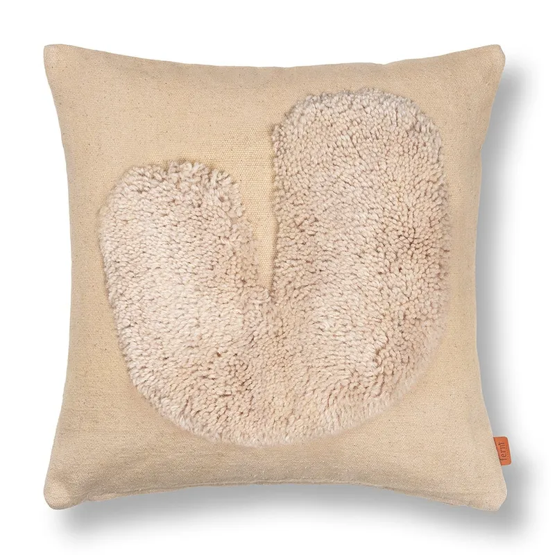 Alternativ bild 0 för ferm LIVING Lay kudde 50x50 cm Sand / Off-white