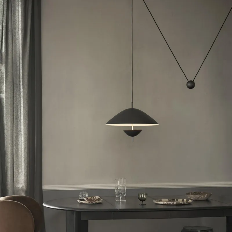 Bild 2 för ferm LIVING - Lod Taklampa Blackened Iron ferm LIVING