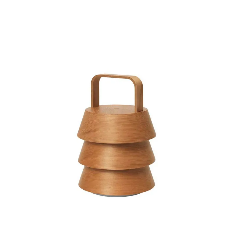 Bild 1 för Ferm Living - Luver Portable Lamp - Bordslampa - Natural - W15 x D0 x H22 cm