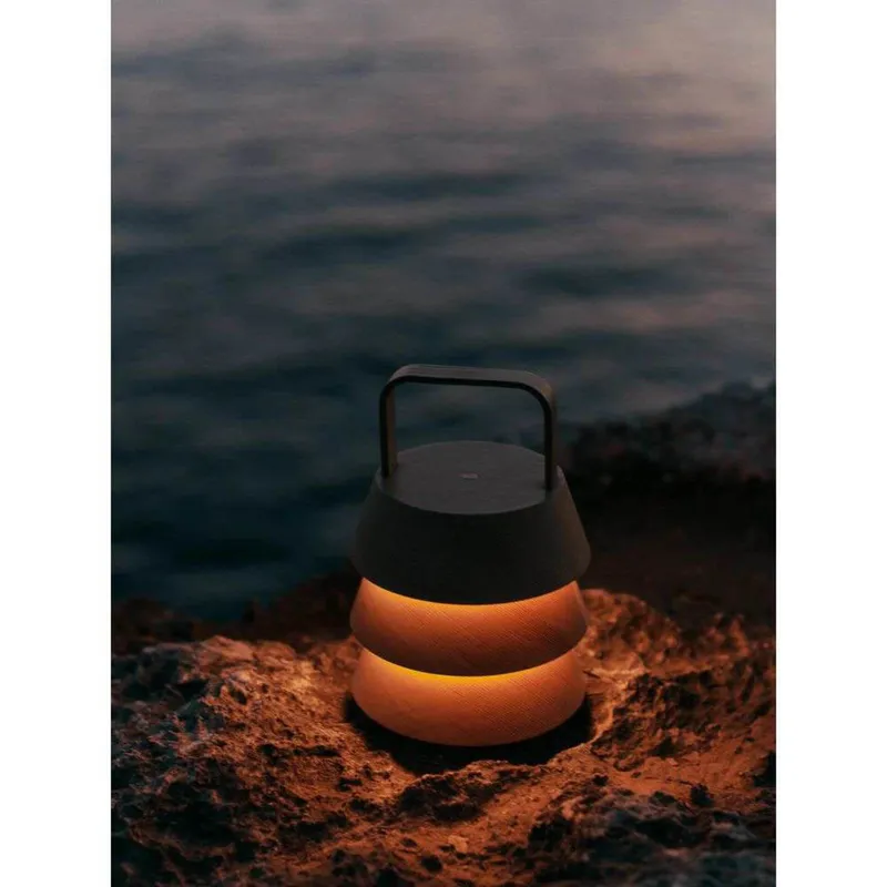 Bild 3 för Ferm Living - Luver Portable Lamp - Bordslampa - Natural - W15 x D0 x H22 cm