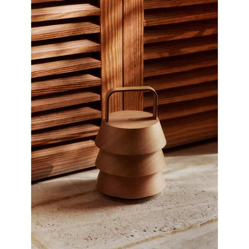 Bild 4 för Ferm Living - Luver Portable Lamp - Bordslampa - Natural - W15 x D0 x H22 cm
